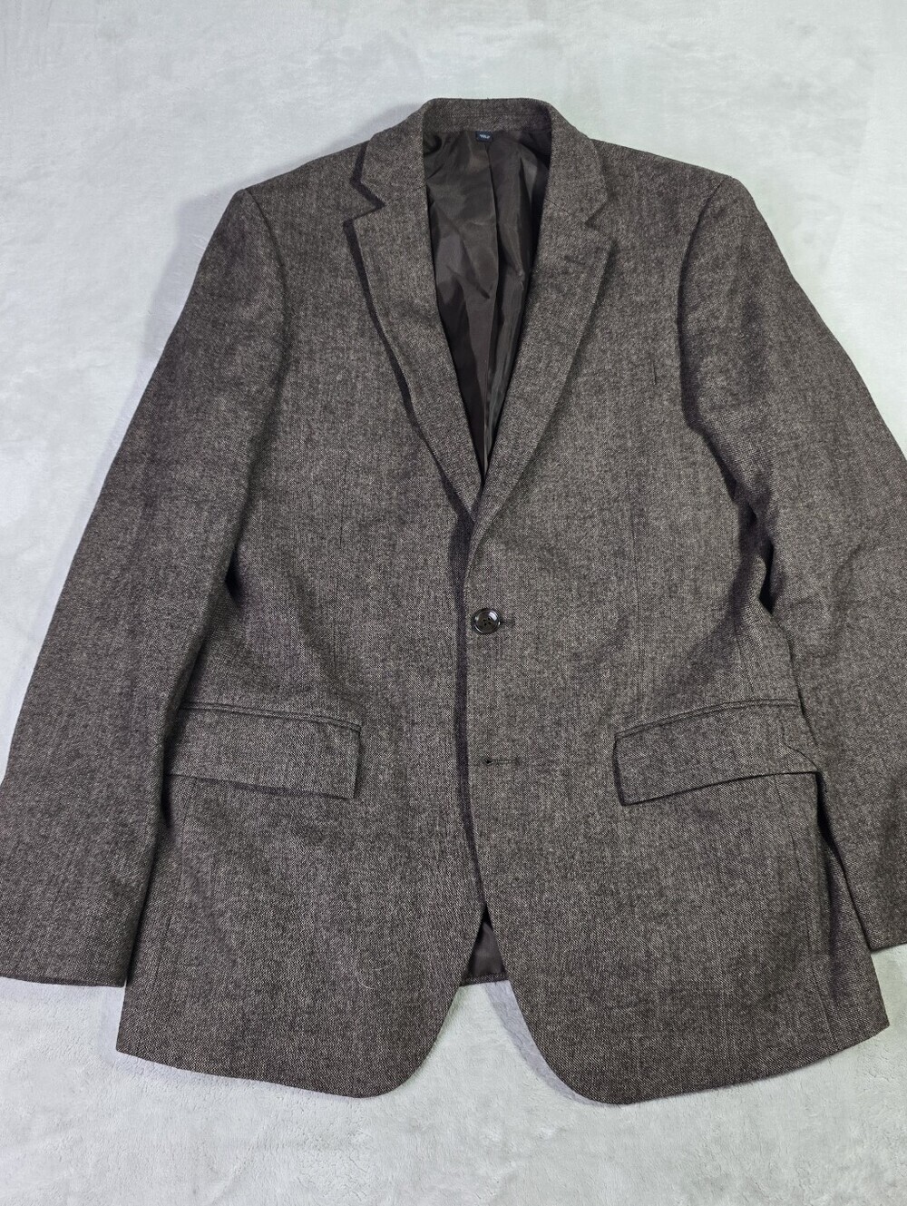 J Crew Factory Thompson Sport Coat Blazer Men's 38R Brown Flecked Wool